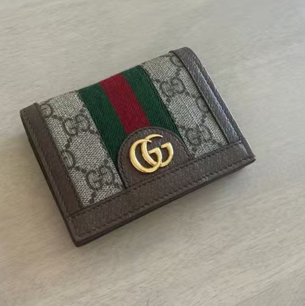 Gucci Ophidia GG Card Holder Wallet